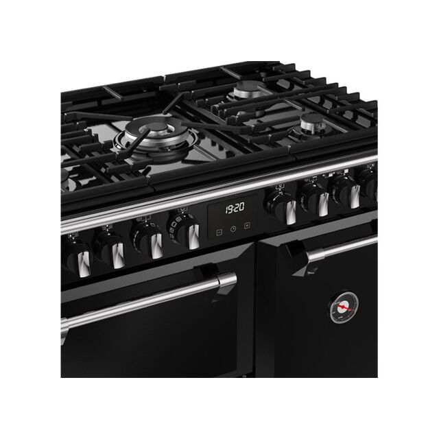 Stoves 444411867 90cm Richmond Dual Fuel Range Cooker - Black
