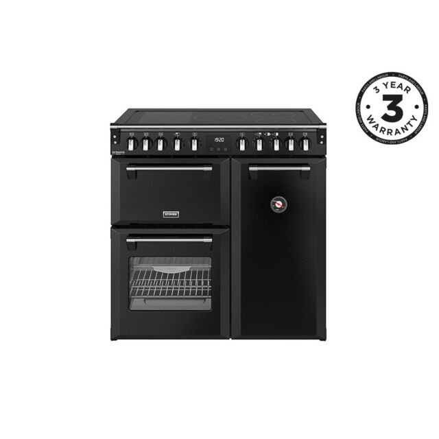Stoves 444411869 Richmond Deluxe 90Cm Electric Induction Range Cooker - Black