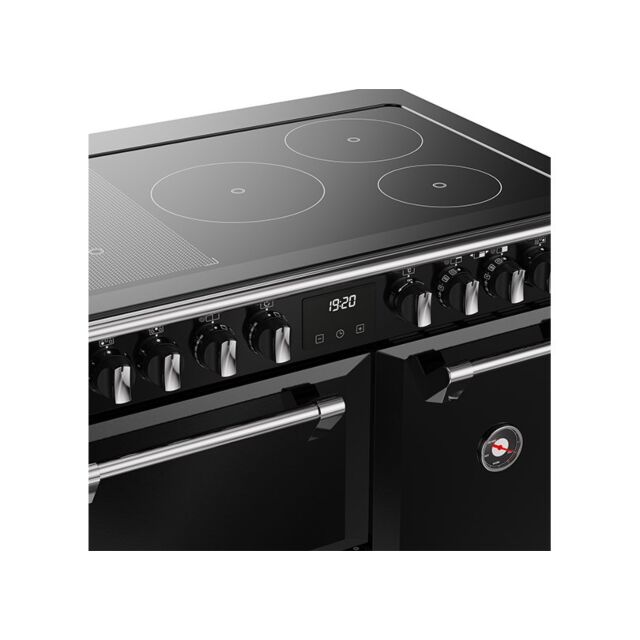 Stoves 444411869 Richmond Deluxe 90Cm Electric Induction Range Cooker - Black