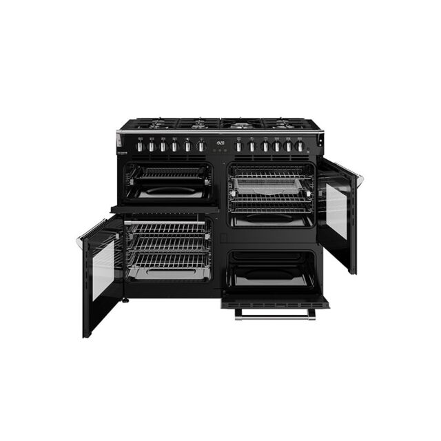 Stoves 444411876 Richmond Deluxe 110Cm Dual Fuel Range Cooker - Black