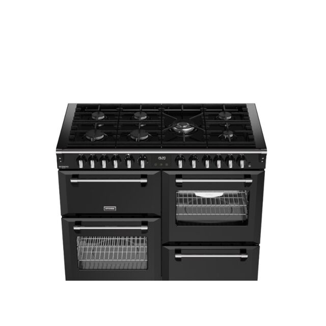 Stoves 444411876 Richmond Deluxe 110Cm Dual Fuel Range Cooker - Black