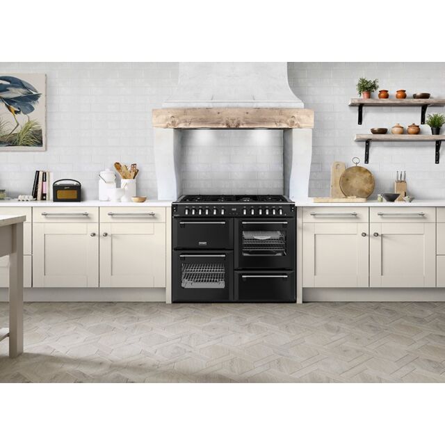 Stoves 444411878 Richmond Deluxe 110cm Electric Induction Range Cooker - Black