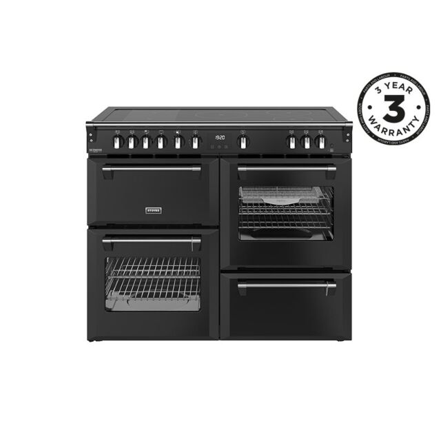 Stoves 444411878 Richmond Deluxe 110cm Electric Induction Range Cooker - Black
