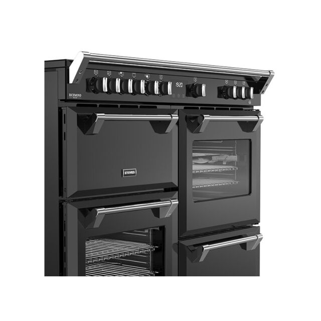 Stoves 444411878 Richmond Deluxe 110cm Electric Induction Range Cooker - Black