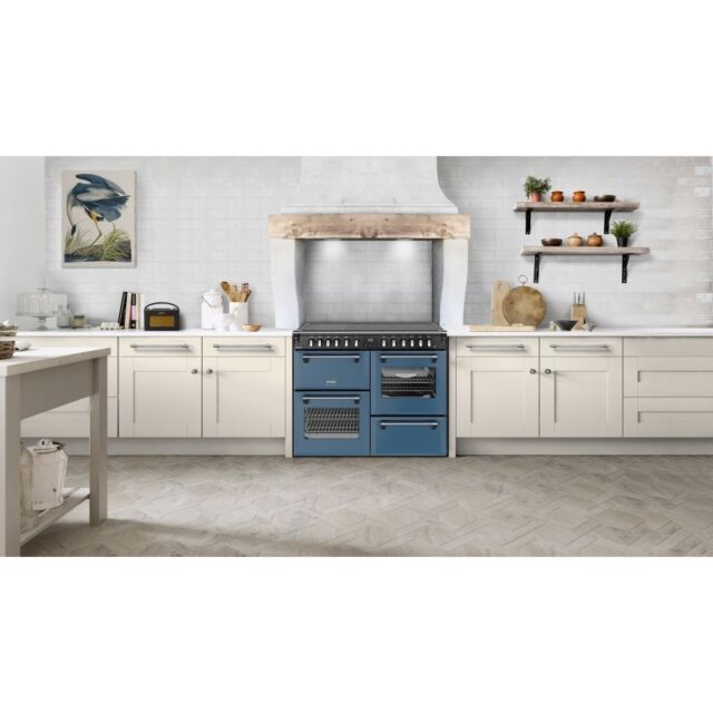 Stoves 444412035 Richmond Deluxe 110Cm Electric Induction Range Cooker - Blue
