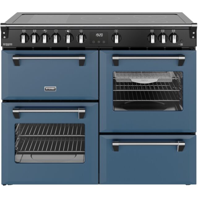 Stoves 444412035 Richmond Deluxe 110Cm Electric Induction Range Cooker - Blue