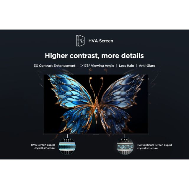 TCL 50P7K-UK 50inch 4K QLED Direct LED HDR Google TV