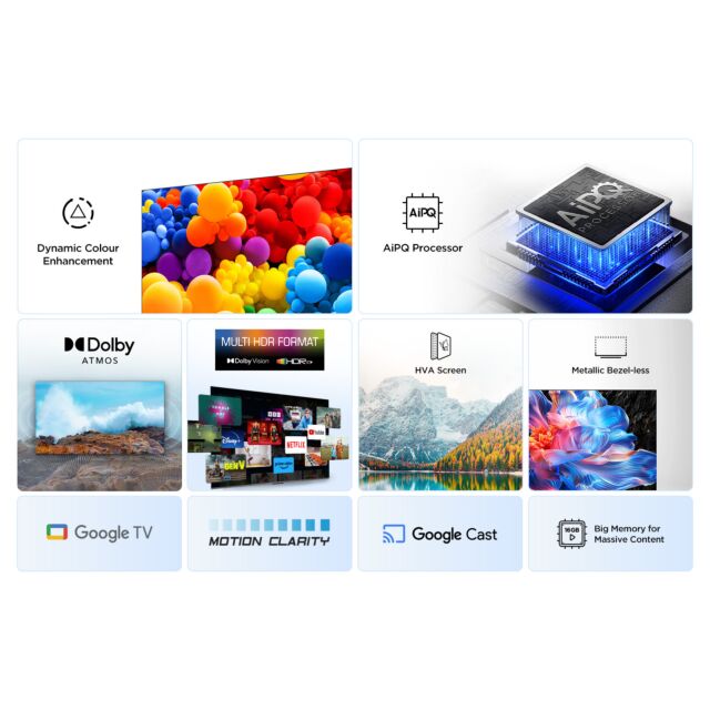 TCL 50V6C-UK 50inch 4K Direct LED HDR Google TV