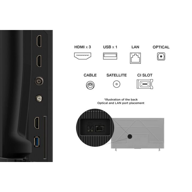TCL 50V6C-UK 50inch 4K Direct LED HDR Google TV