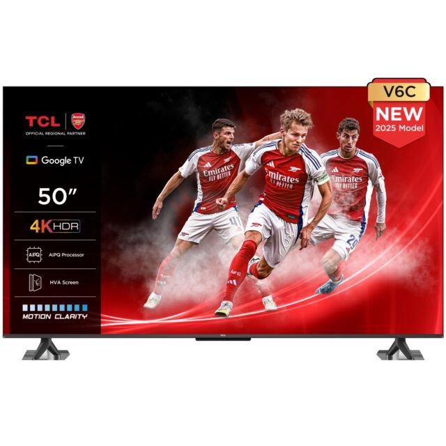 TCL 50V6C-UK 50inch 4K Direct LED HDR Google TV
