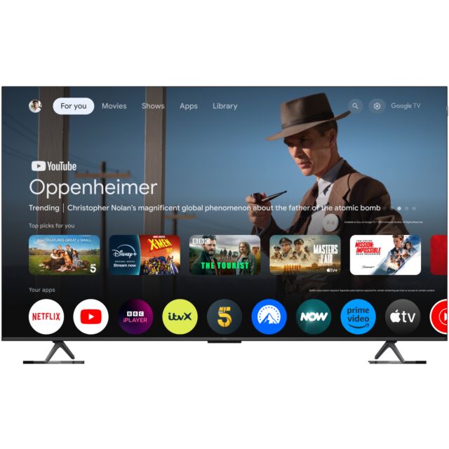 TCL 55T8C-UK 55inch 4K QLED HDR Ultra HD Google TV