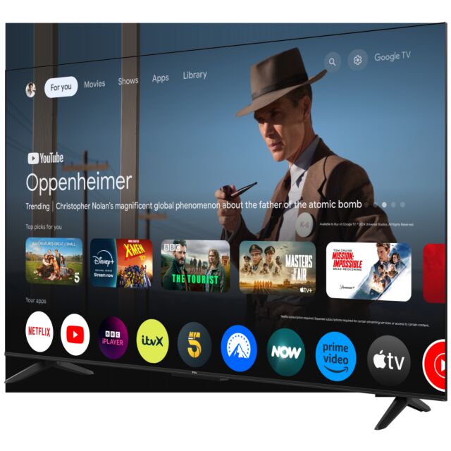 TCL 55V6C-UK 55inch 4K Direct LED HDR Google TV