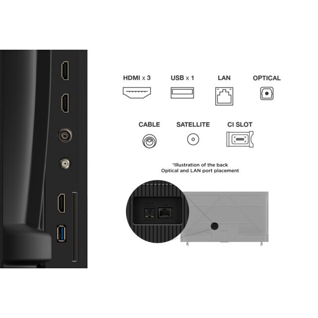 TCL 65V6C-UK 65inch 4K Direct LED HDR Google TV