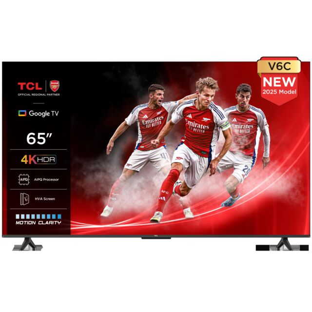 TCL 65V6C-UK 65inch 4K Direct LED HDR Google TV