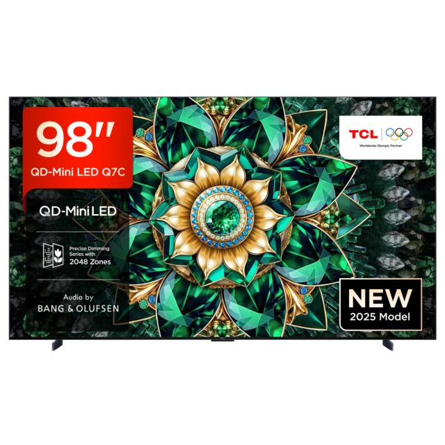 TCL 98Q7C-UK 98inch 4K QD-Mini LED UHD Smart Google TV