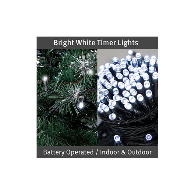 The Christmas Workshop 70310 50 Led Timer Lights battery operated