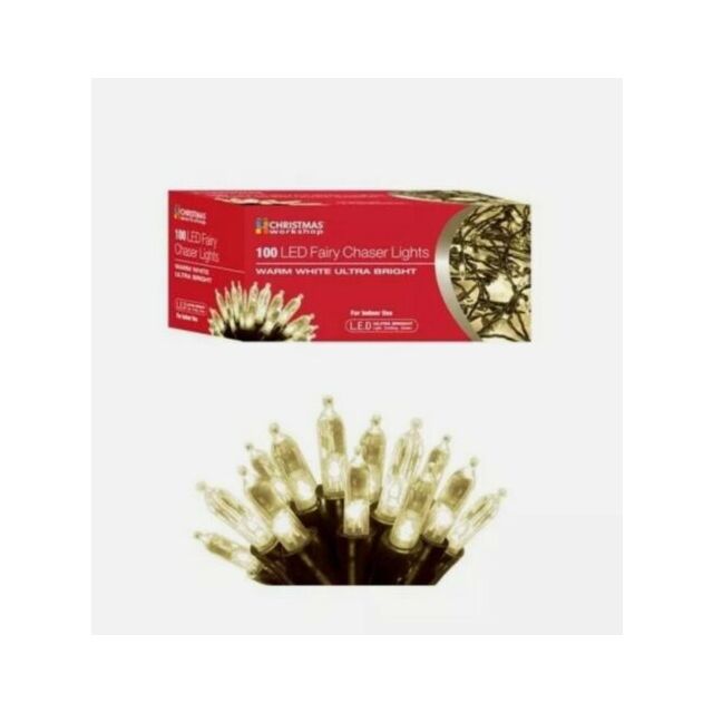 The Christmas Workshop 70670 100 Warm White Chaser Lights