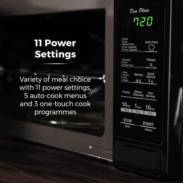 Tower KOR6M1RDBKT Touch Control Microwave With Shelf