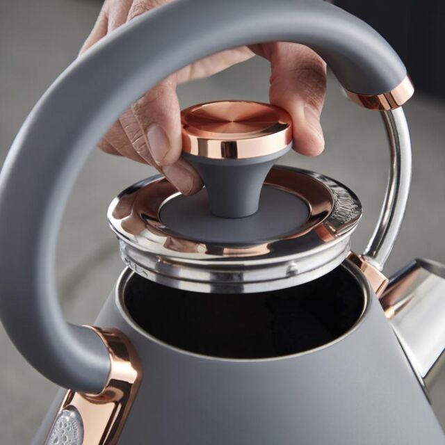 Tower T10044RGG Cavaletto 3Kw 1.7 L Pyramid Kettle Grey & Rose Gold