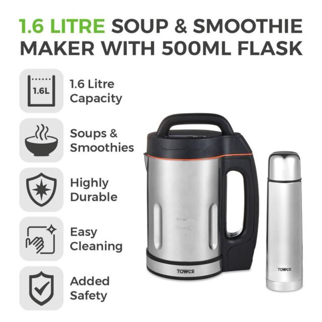 Tower T12055BF 1.6L Soup Maker
