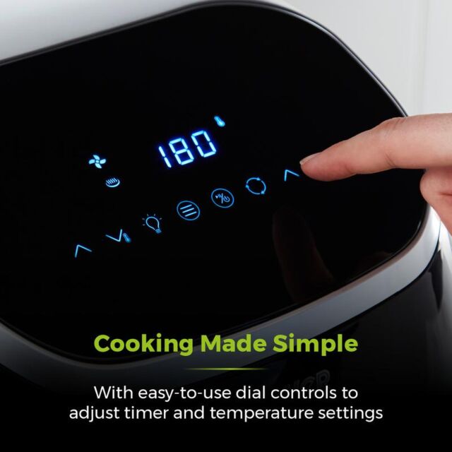 Tower T17038 Vortx Xpress 2000W 11L 5-In-1 Manual Air Fryer Oven With Rotisserie