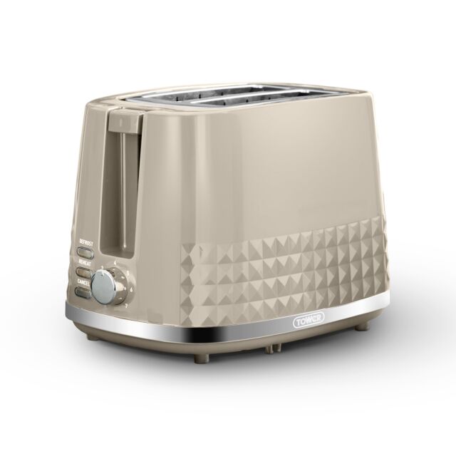 Tower T20082MSH 2 Slice Solitaire Toaster