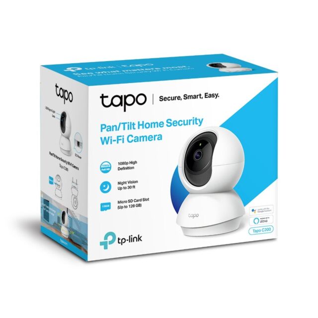 TP-LINK TAPOC200 Pan/Tilt Home Security Wi-Fi Camera