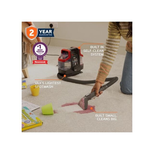 Vax CDSW-MCXS SpotWash Mini - Grey & Red