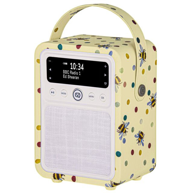 VQ VQMONTYEBPDB Emma Bridgewater Polka Dot FM/DAB and Bluetooth Radio