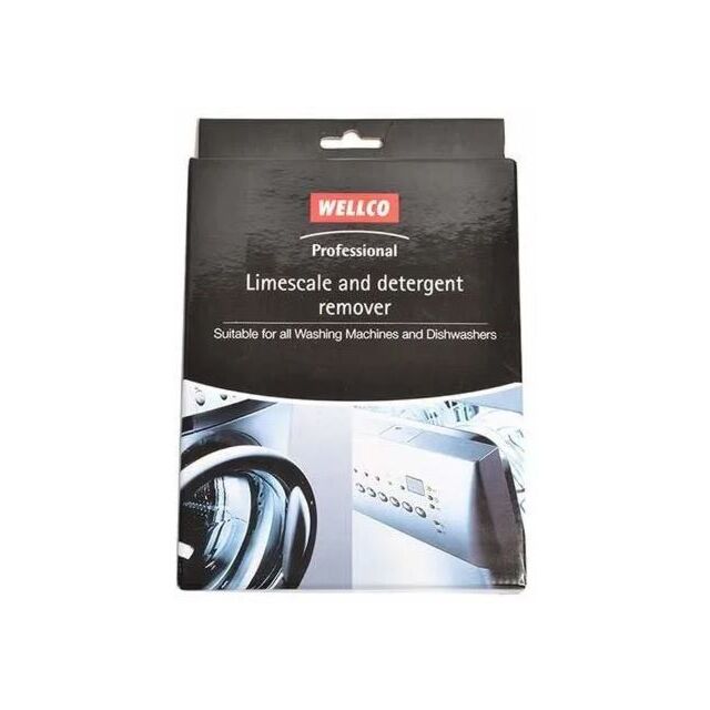 Wellco Pack Of 6 sachets of Limescale and Detergent Remover