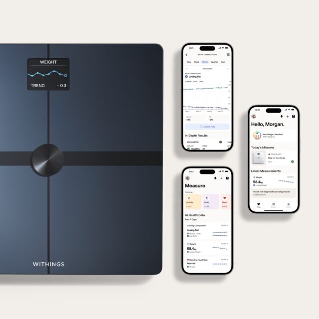 WITHINGS WBS13B Body Smart Scale - Black