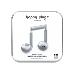 Happy Plugs 7824 Earbud With Mic And Remote Space Grey
