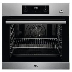 Aeg BES255011M Stainless Steel Built In Electric Single Oven