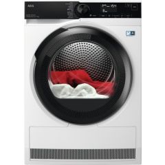 Aeg TR849P4B 9kg Heat Pump Freestanding Tumble Dryer
Tumble dryer. 8000 Series, AbsoluteCare technology. 9kg capacity, Outdoor, Wool and Si