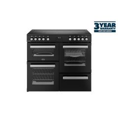 Belling 444411797 Cookcentre 100Cm Electric Range Cooker - Black
