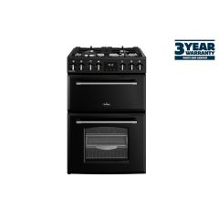 Belling 444411813 Farmhouse 60Cm Dual Fuel Mini Range - Black