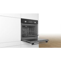 Bosch HHF113BA0B Built In Electric Single Oven With 3D Hot Air