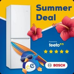 Bosch KGN34NWEAG 60cm50/50 Frost Free Fridge Freezer - White