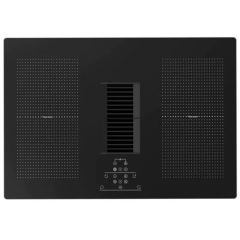 CATA ICONFLEX75DD 77cm Induction Hob With Downdraft - Black • 4 cooking zones (2 Flex) • LED Touch S