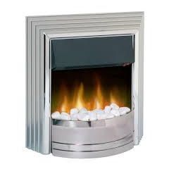 Dimplex CST20 Castillo Optiflame Electric Fire With Real Coal/White Pebble
