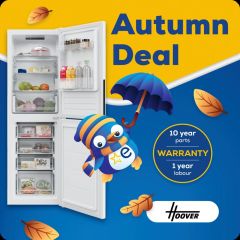 Hoover HVT3CLECKIHW 54.5cm Fridge Freezer - White