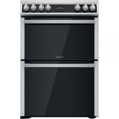 Hotpoint HDT67V9H2CX 60cm Double oven all Electric Cooker 