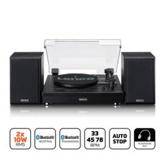 Lenco A004814 Lenco LS-101 Turntable & Hi Fi speakers - Black
