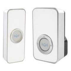 LLOYTRON B7505WH Plug In Door Chime Programmable