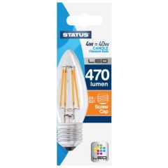 Status LED CANDLE ES 4W FILAMENT LED CANDLE ES 4W FILAMENT