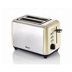 Swan ST14015CN Townhouse Cream 2 Slice S/S Toaster 