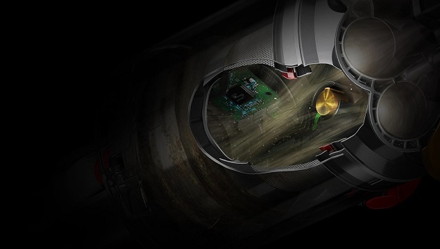 Piezo measuring microscopic dust particles.