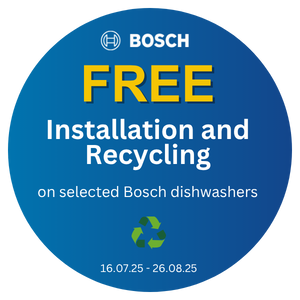 Bosch Dishwasher Free Install and Recycle