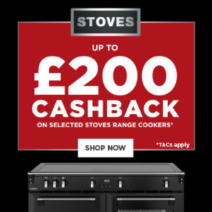 Stoves Cashback