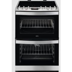 Aeg CCB6740ACM 
60cm Electric Ceramic Double Oven, 4 Fast heat Cooking Zones, Catalytic cavities.
